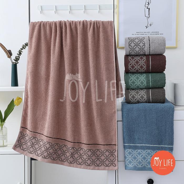 Joy Towel Handuk Mandi Katun 70x140 Handuk Dewasa Motif Grand Tebal Merek SARANG LEBAH