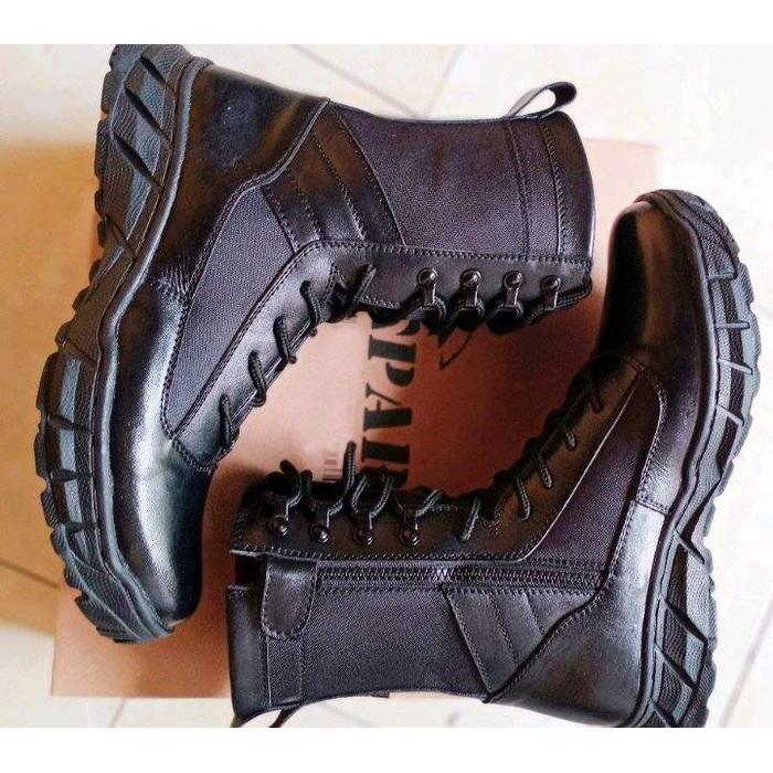 Sepatu PDL Jatah TNI POLRI TERBARU Arboo BOA Kulit Sapi Asli Outdoor
