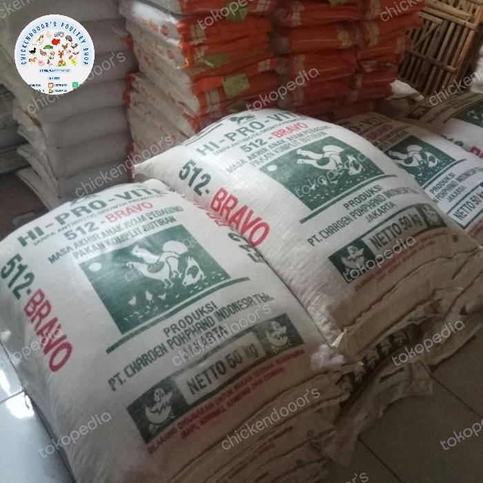 DISKON Pur ayam 512 bravo vur poer vuur voer popan 512bravo pokphand 50kg