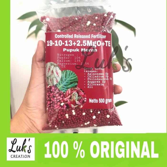 BISA COD Pupuk merah Osmocote 19-10-13 +2.5MgO + TE 500 gram dekastar