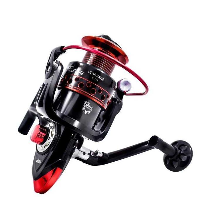 REEL PANCING SPINNING 13 BALL BEARING GOLD SHARKING LK5000