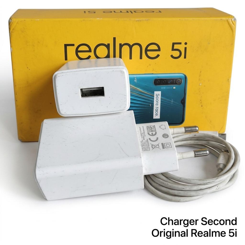 Charger HP Realme OP52CAED Bekas 5V2A 10W Realme 5i