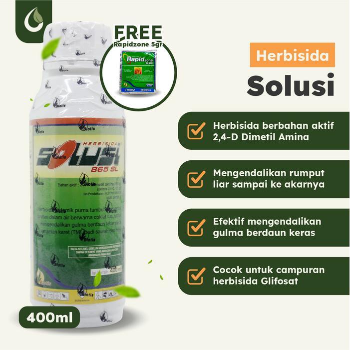 Solusi 400ml Herbisida Mengatasi Rumput Padi dan Tebu