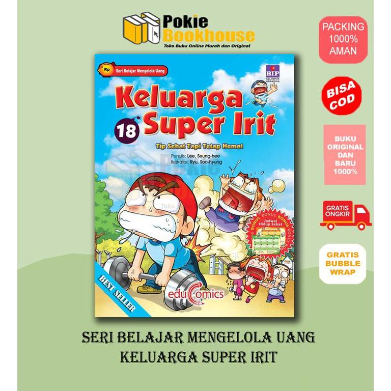 ORIGINAL BUKU SERI BELAJAR MENGELOLA UANG KELUARGA SUPER IRIT - BIP