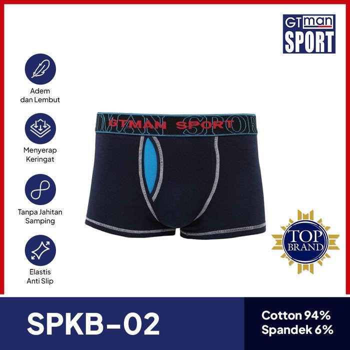Dalam Pria MAN Celana Dalam Pria Boxer Katun Spandek Tutup Depan Kancing Nyaman - L Celana Dalam Pri