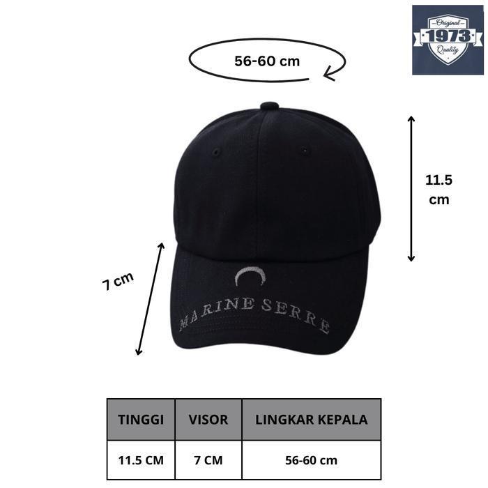 SALE - BASEBALL CAP : MARINE SERRE - TOPI BASEBALL TOPI PRIA TOPI WANITA TOPI OLAHRAGA