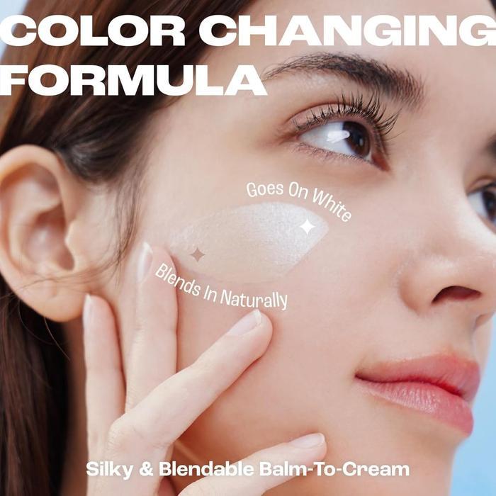 ELROEL Blanc Cover Cream Stick Foundation 12g Color Changing Foundation & Concealer 2-in-1 / Elroel