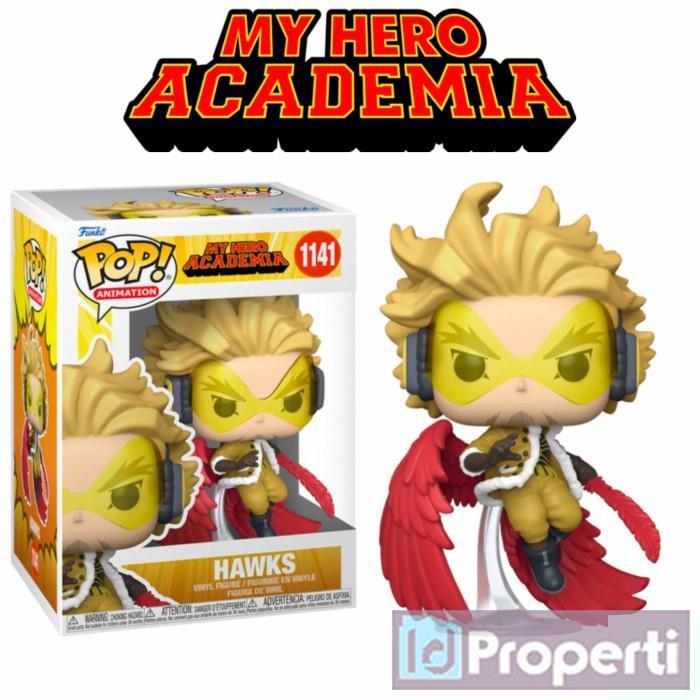 HOT SALE MINIATUR MY HERO ACADEMIA #1141 HAWKS KEIGO TAKAMI FUNKO POP FIGURE TERMURAH