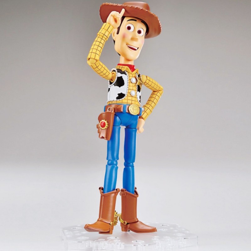 Original Bandai Cinema-rise Toy Story Buzz Lightyear Woody Action Figure Assembly Kit Figurine Model