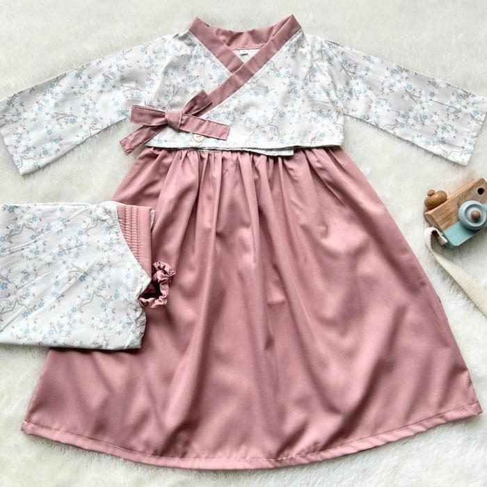 Gamis Hanbok Anak Perempuan Vivian Kimono Gamis
