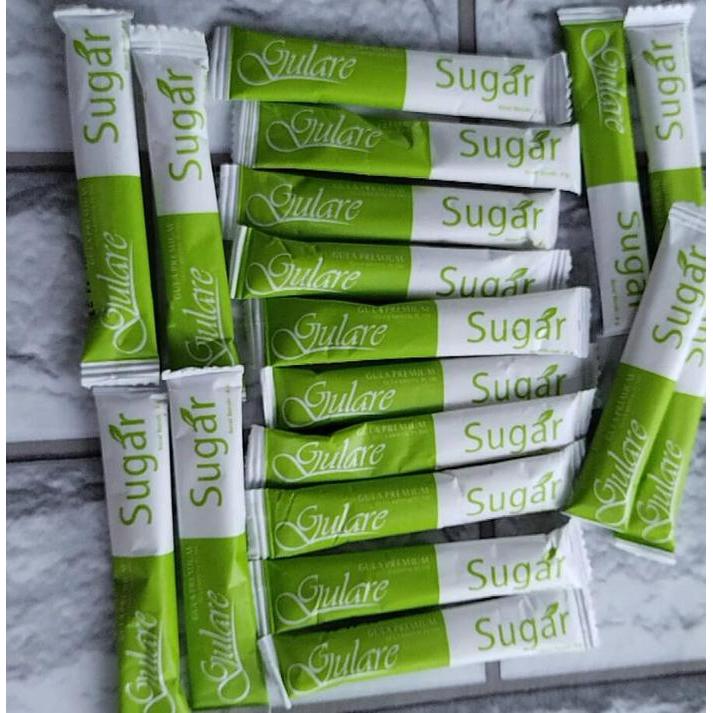 Gulare Gula pasir putih 8gr stick x 50pc White sugar stik