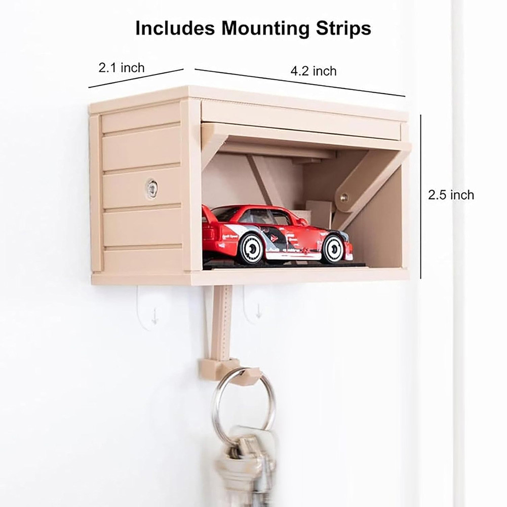 Car Garage Key Holder Front Door Car Key Holder Creative Wall Mount Key Organizer Garage Shaped Key