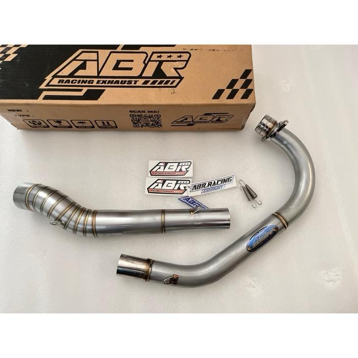 Abr Leheran Knalpot Abr Racing Exhaust Blue Series Premium 304 Anti Gosong Cb Gl Megapro Dan Tiger