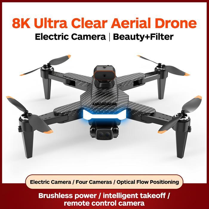 CodSmart Drone P9 Gps 8K Hd Kamera Esc Ganda Drone Pemosisian Aliran Optik Rc Quadcopter Penghindar