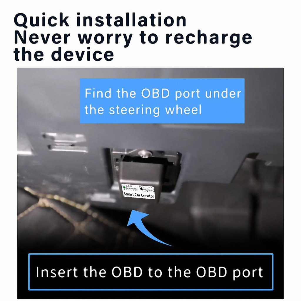 Mini GPS Tracker for Car OBD2 GPS Locator for iOS & Android Device OBD GPS Monitor Tracker Anti-lost
