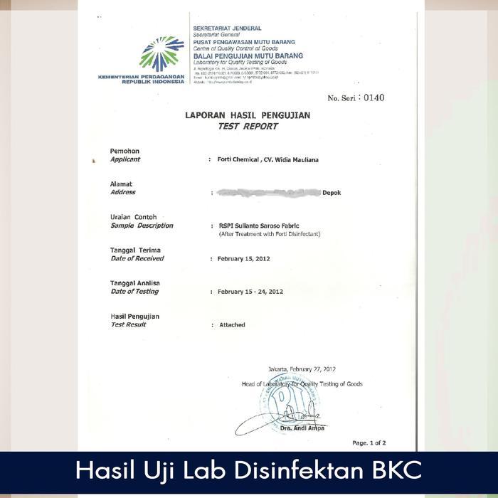 DISINFEKTAN BKC 5 LITER / DISINFECTANT / DESINFEKTAN