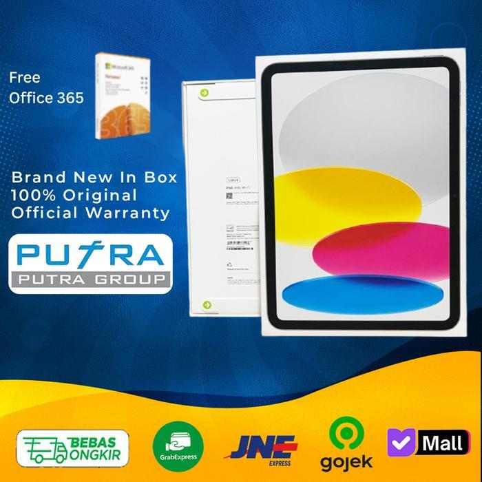 Ipad 10 2022 64Gb 256Gb 10Th Gen 10.9" Inch Blue Yellow Silver Pink Terlaris