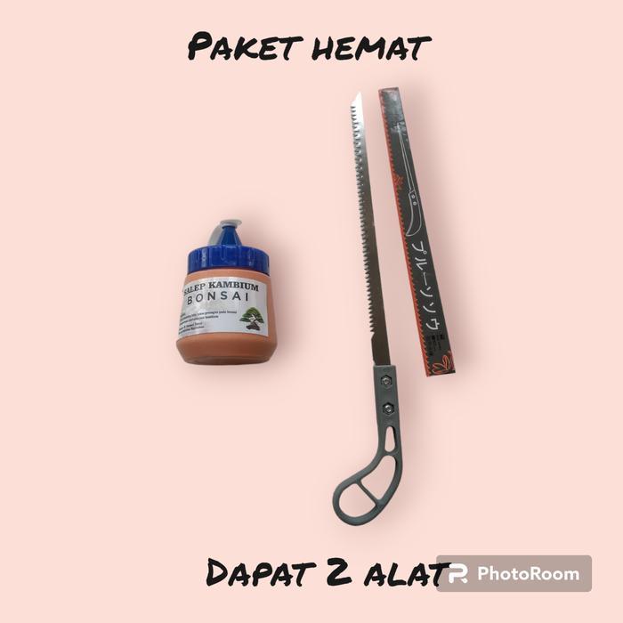 BONSAI GERGAJI MINI Paket Alat Bonsai Gergaji Mini dan Salep Kambium 200 ml D GERGAJI MINI & SALEP K