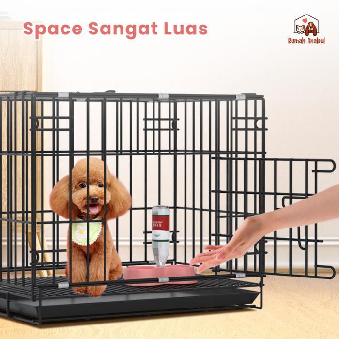 Rumah Anabul Kandang Besi Lipat Kucing Anjing Premium Anti Karat - Kandang Besi Kucing Anjing Jumbo