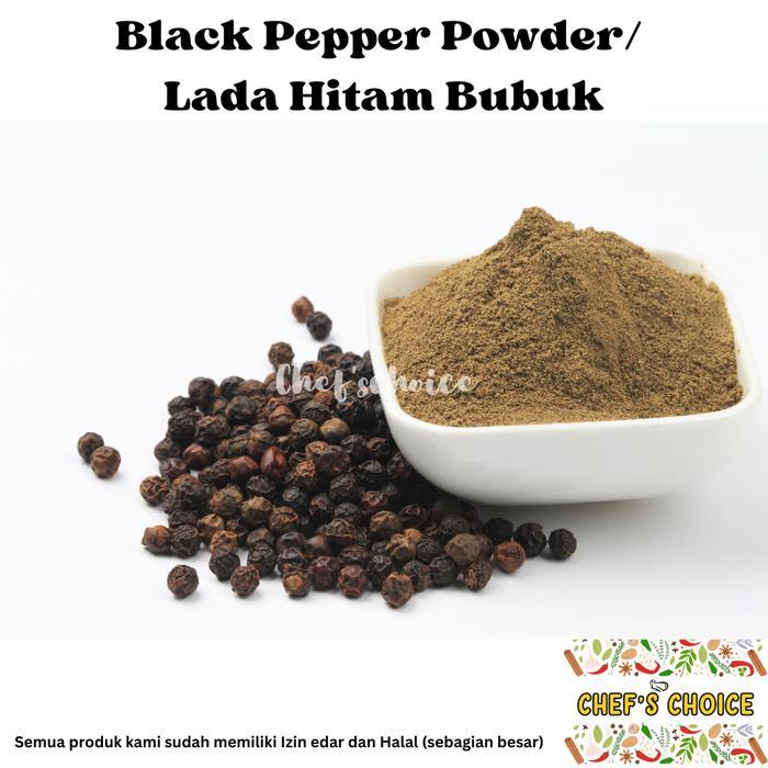Ready Black Pepper Powder 500 gram / Lada hitam bubuk 500 gram / Bubuk Lada Hitam 500 gram