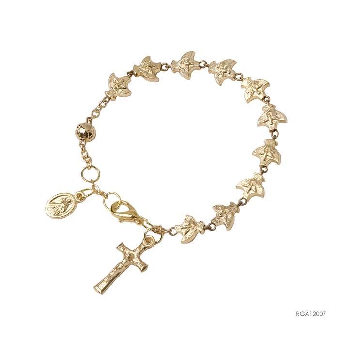Rosario Gelang Metal Roh Kudus Gold Chain Toko Avila