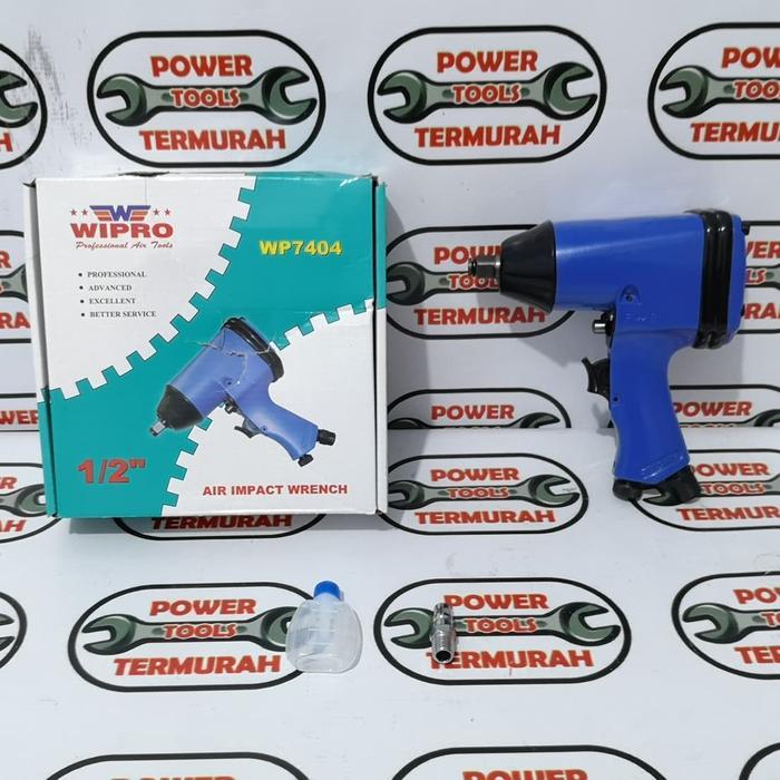 Air Impact Wrench 1/2" WIPRO Mesin Alat Buka Baut Angin Kompressor
