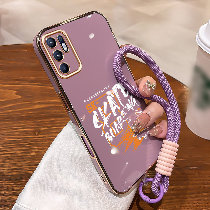 Casing Untuk OPPO Reno 6 4G Reno 6 5G Case Casing pola Pola sederhana Kasing HP Kesing mewah Silikon