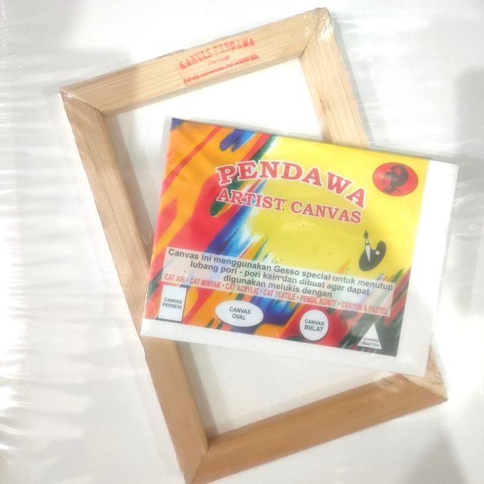 KANVAS LUKIS 20X30 CM A4 + SPANRAM SPECIAL CANVAS ARTIST PENDAWA