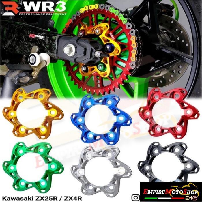 Flange Gear Wr3 Zx25 R Zx 25 R Zx4 Rr Aksesoris Gear Belakang