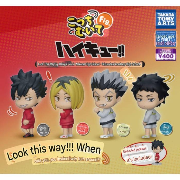 HOT SALE HAIKYUU TURN HERE GASHAPON MINI FIGURE HAIKYUU CAPSULE TOYS ORIGINAL TAKARA TOMY