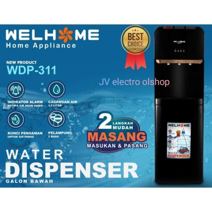 Dispenser Galon Bawah WELHOME WDP311 -3Kran Dispenser Air Galon Bawah