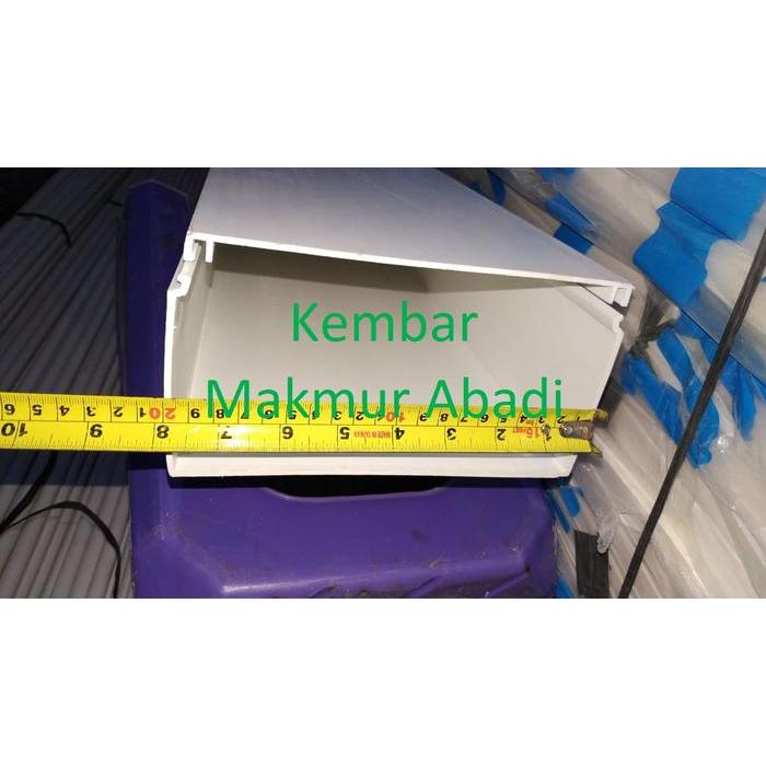 Duct Tutup 100X200Mm / Kabel Duct / Solid Duct 200X100Mm - 3 Meter