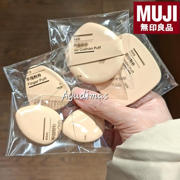 Muji Make Up Puff - Powder /Finger / Air Cushion Puff - Sponge MakeUp