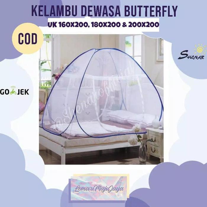 KELAMBU DEWASA/KELAMBU BUTTERFLY/KELAMBU TIDUR/KELAMBU ANTI