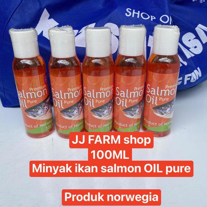 Minyak Ikan Salmon Murni Import Norwegia 100Ml Ikan Anjing Kucing Best Quality
