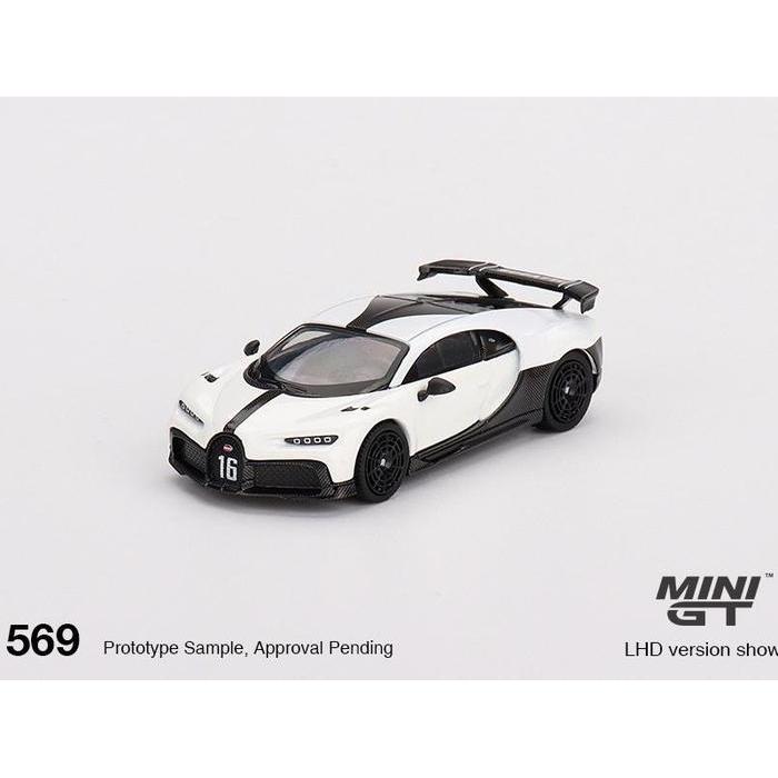 MINIGT 569 Bugatti Chiron Pur Sport White Diecast MGT