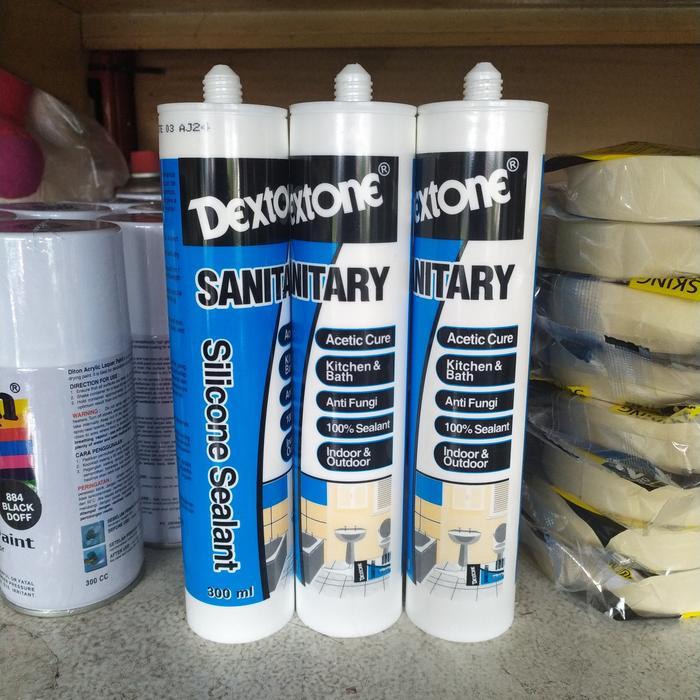 NEW - SILICONE SEALANT SANITARY DEXTONE / SEALANT DEXTONE SANITARY 300ML
