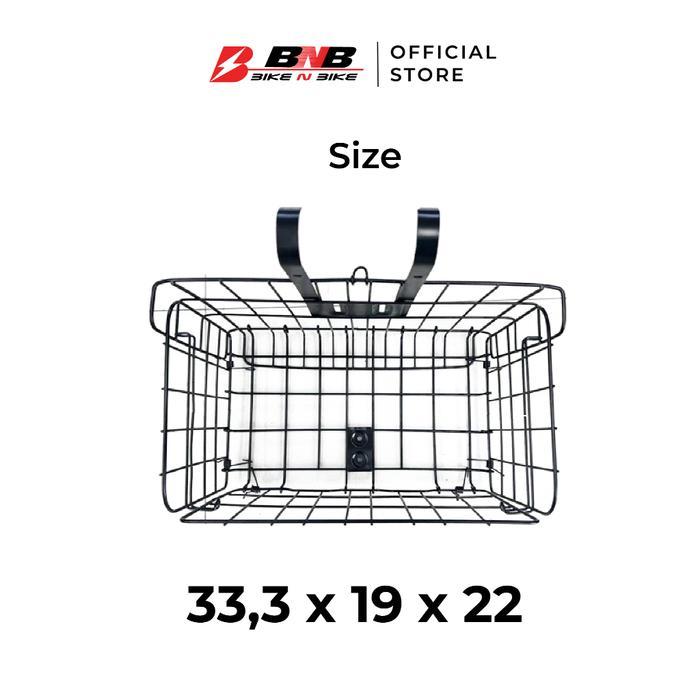 BNB (Bike N Bike) - Keranjang Sepeda Bisa di Lipat / Foldable Basket (Untuk Sepeda Mtb, Sepeda