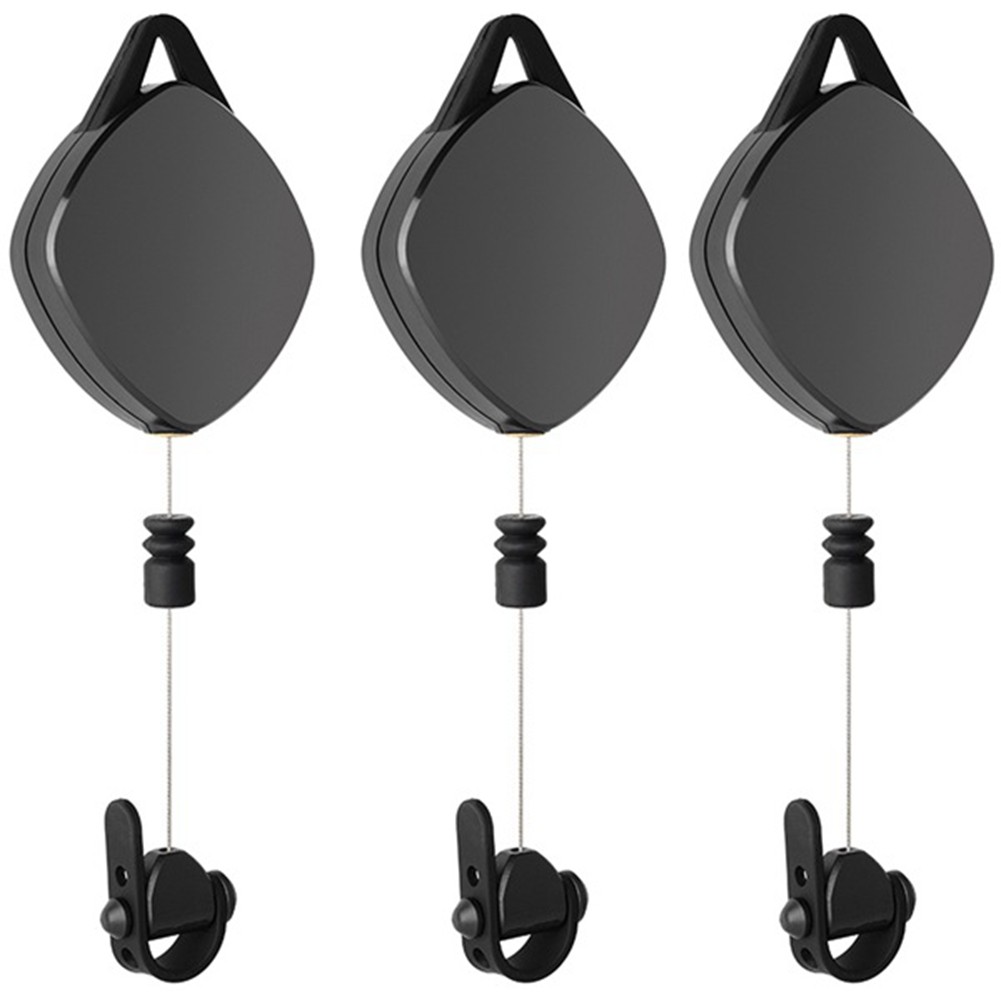 Excellent 3 Pcs VR Helmet Cable Hook, Automatic Shrink Cable Reel Box for HTC Vive / Vive Pro /