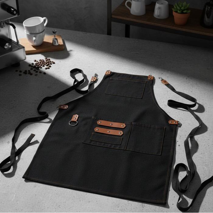 Apron bahan jean premium/Apron Barista keren/Apron great A