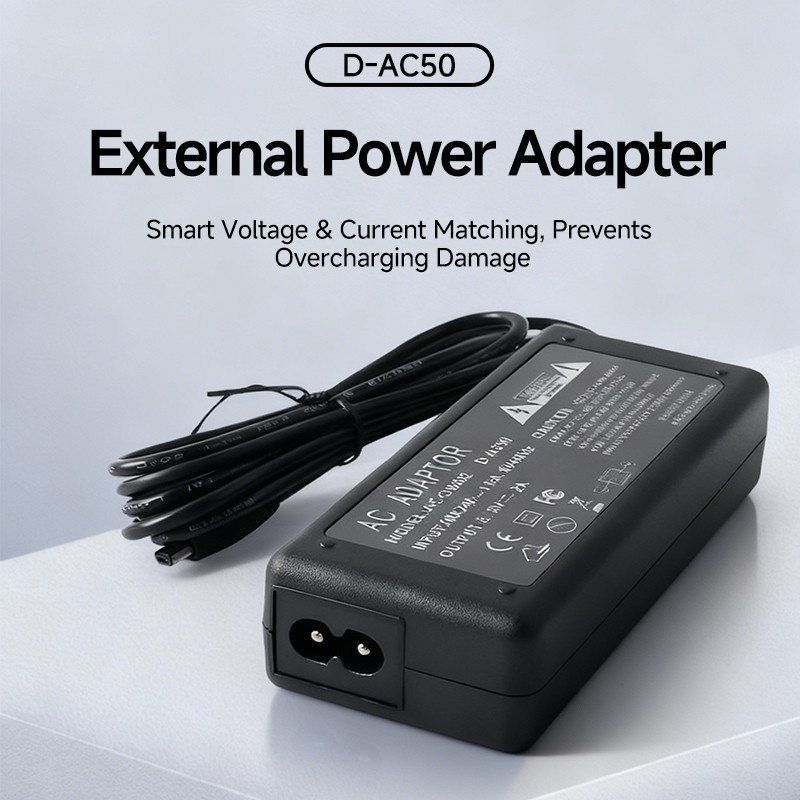 D-AC50 Power Adapter - 8.3V 2A for Pentax K10D/K20D/K-5/K-7 Stable DC Power