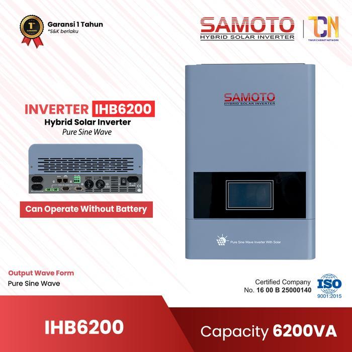 Inverter Hybrid Pure Sinewave 48V 6200VA 6200W Solar Inverter MPPT