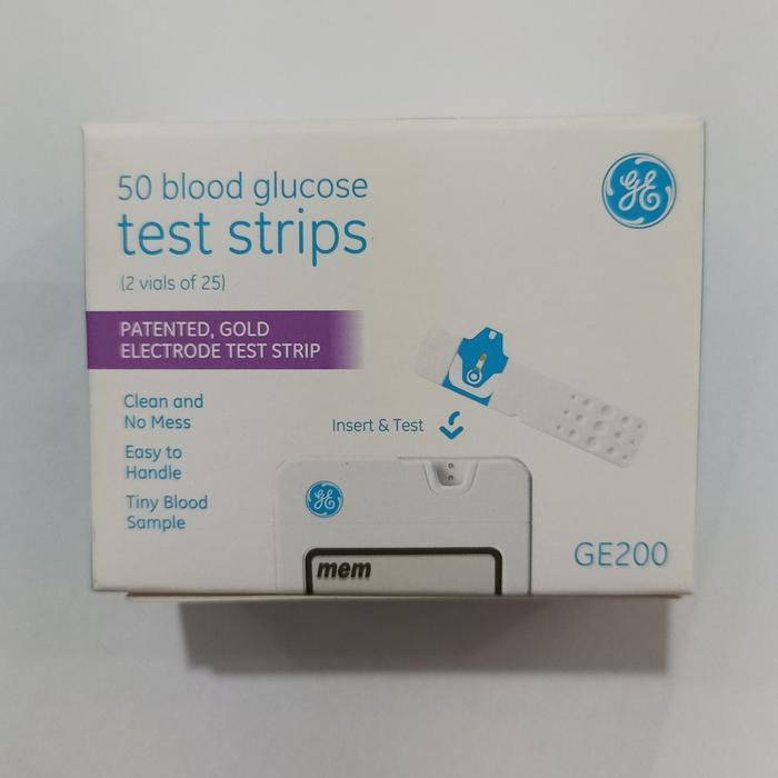 Test Strip Alat Cek Gula Darah GE200 isi 50