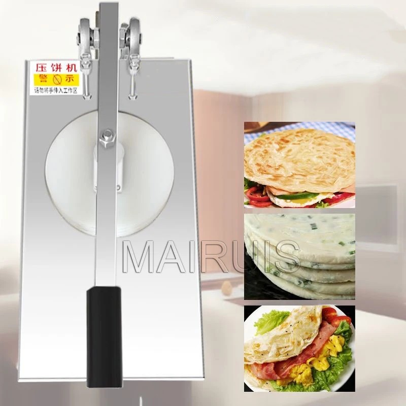 Pizza Shaping Machine Bread Pizza Base Make Machine Pizza Dough Press Machine