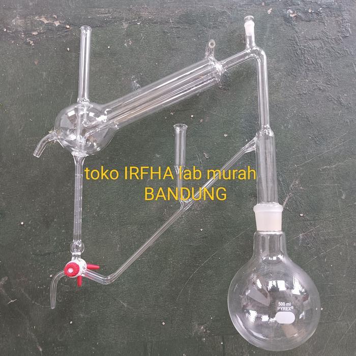 DESTILASI STAHL labu Alat destilasi Stahl labu bulat 500 ml kaca borosilikat tahan panas 500ml pyrex