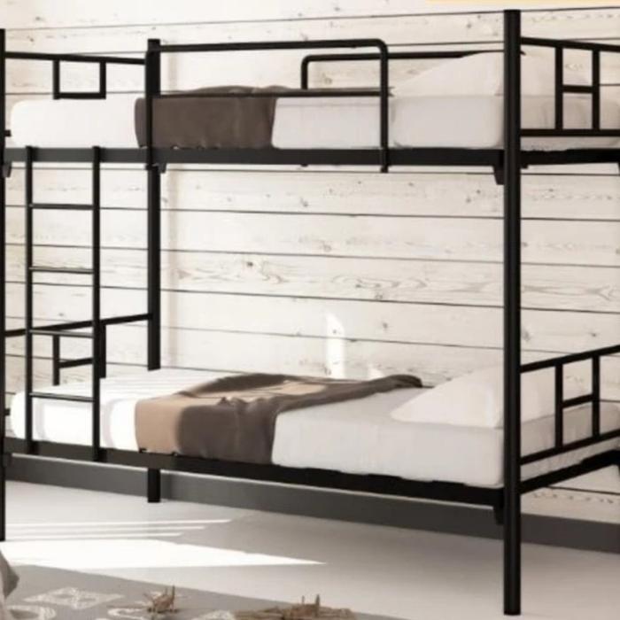 Ranjang tingkat besi Bunkbed Ranjang besi susun 90x200