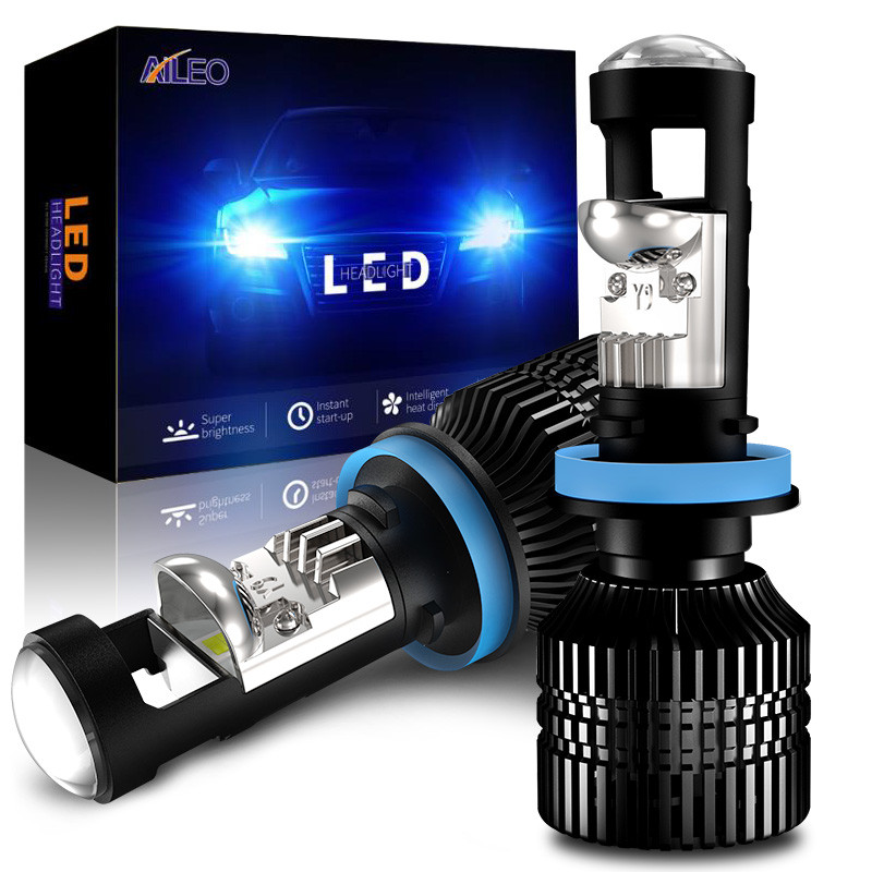 AILEO Car Headlight Bulbs H11 LED H8 H9 9005 HB3 9006 HB4 Mini