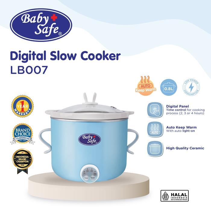 Babysafe - Lb007 - Slow Cooker Mpasi Slow Cooker Serbaguna Slow Cooker Multifungsi Slow Cooker