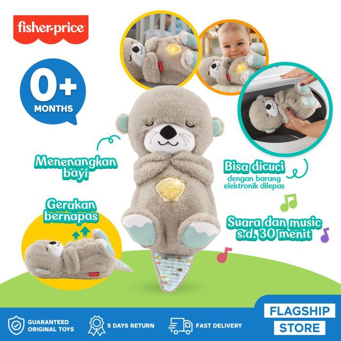 Boneka Berang-Berang Menenangkan dengan Musik dan Cahaya - Mainan Tidur Bayi