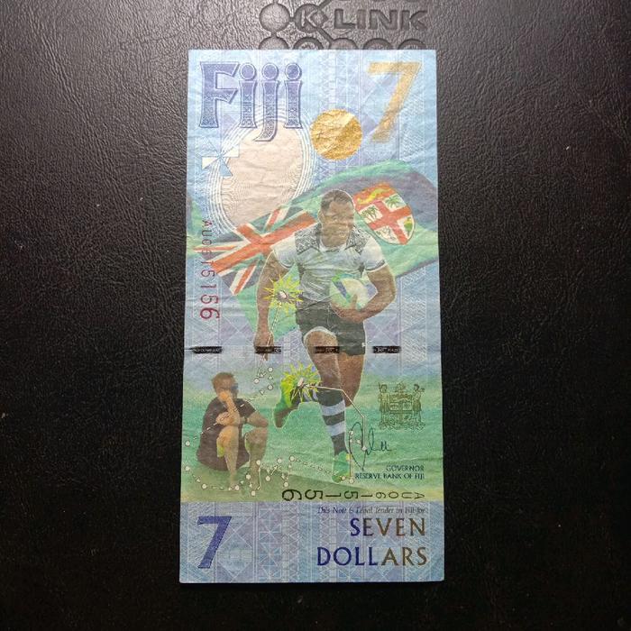 Uang Kertas Peringatan Fiji 7 Dollar untuk Koleksi